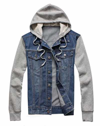 2019 Denim Men Hooded Sportswear Outdoors Casual Fashion Jeans Jackets Hoodies Cowboy Mens Jacket and Coat Plus Size